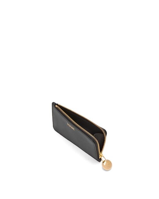 Loewe Black Pebble Zipped Coin Cardholder