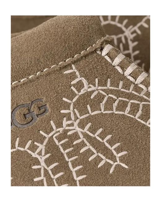 Ugg Brown Platform Flats