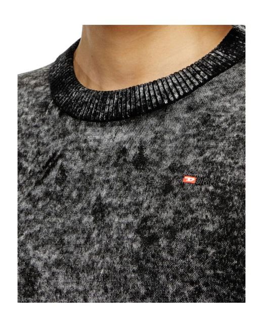 DIESEL Gray K-Laurent Sweater for men