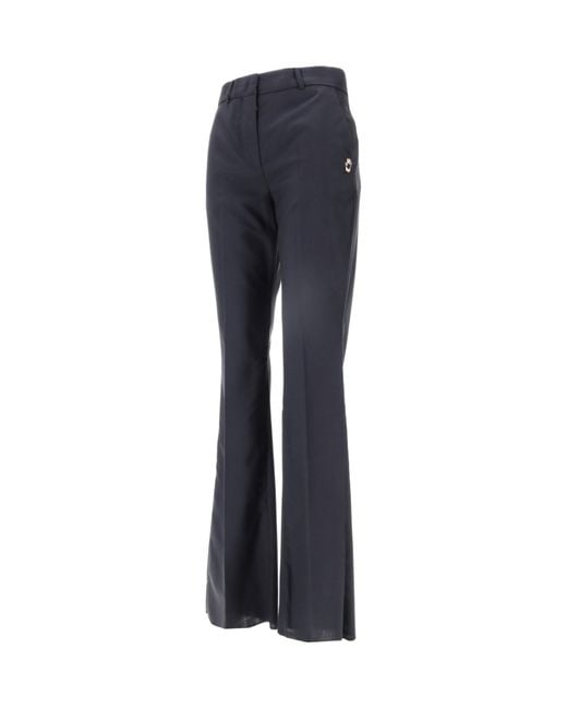 Vivetta Blue Press-Crease Trousers