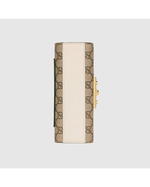 Gucci Natural Padlock Shoulder Bag