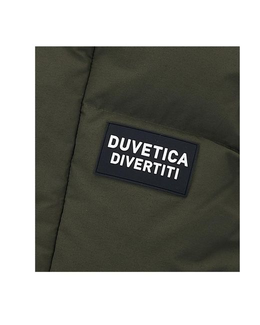 Duvetica Green Zippered Vest for men