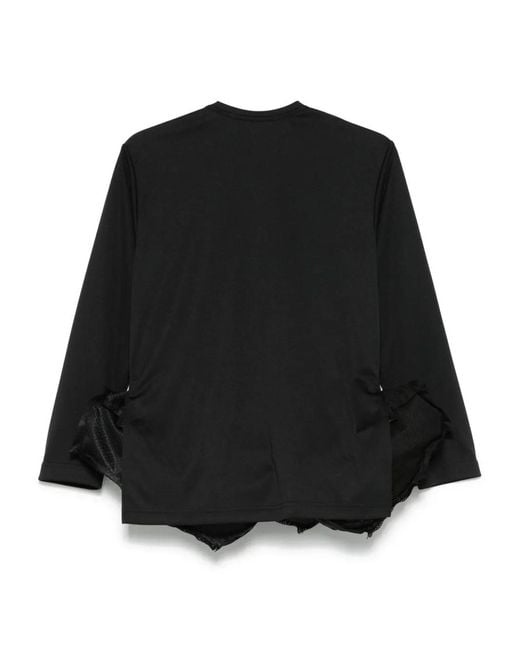 Comme des Garçons Black Padded-Hem Top