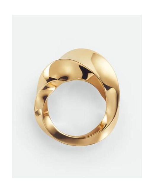 Bottega Veneta Natural Twist Ring