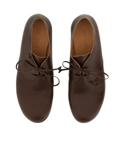 Uma Wang Brown Lace-Up Shoes