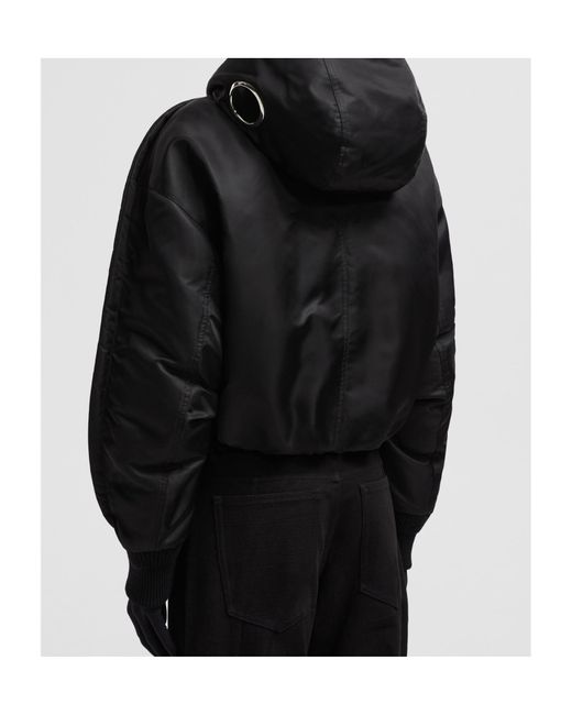 Moncler Black X Willow Smith Malek Hooded Short Down Jacket