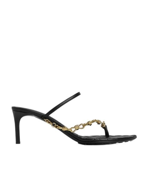 Bottega Veneta White Leaf Sandals