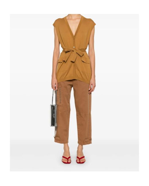 Semicouture Brown Julya Trousers