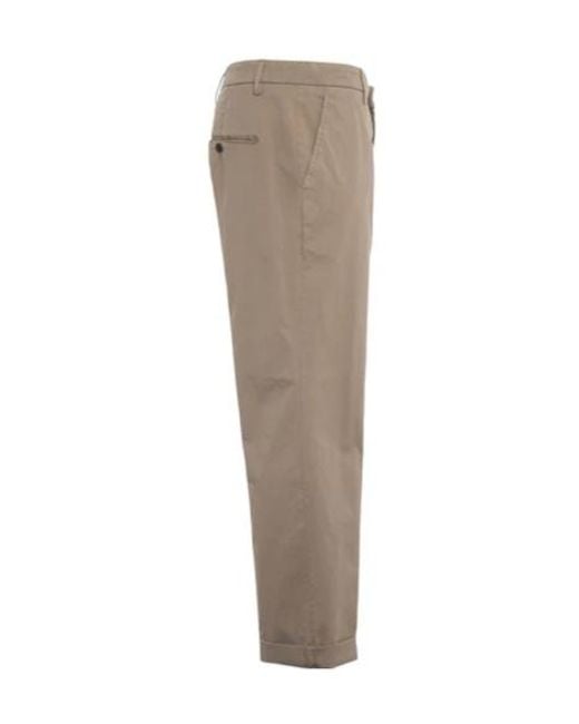 Dondup Gray Gaubert Cuffed Slim Pants for men