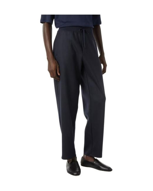 Loro Piana Blue Pray Trousers for men