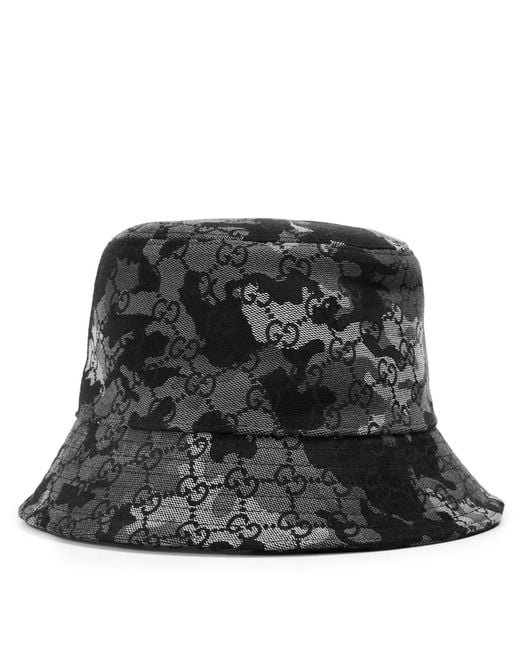 Gucci Black Classic Tiedye Bucket Hat for men