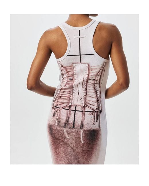 Jean Paul Gaultier Pink Maxi Dress