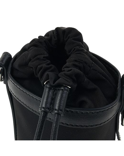 Vivienne Westwood Black Logo Bucket Shoulder Bag for men