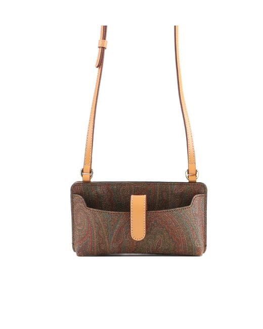 Etro White Logo Shoulder Bag