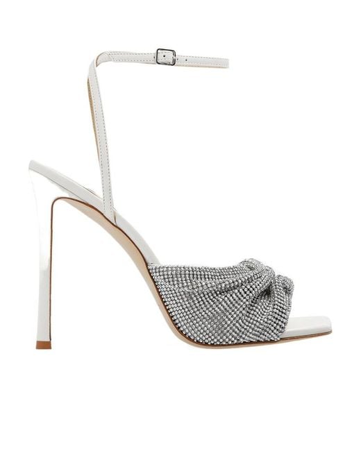 Jimmy Choo White High-Heeled Sandals