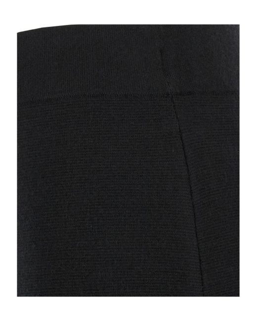 P.A.R.O.S.H. Black Midi Pencil Skirt