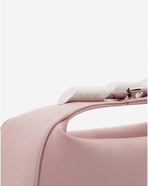 Lanvin Pink Haute Sequence Zip-Up Clutch Bag
