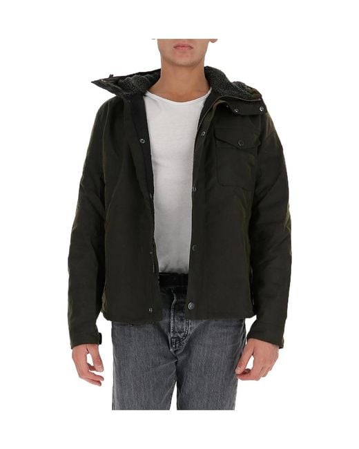 Barbour Black High Neck Zipped Jacket for men