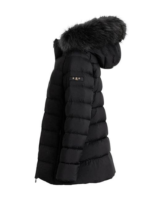 Tatras Black Long-Sleeve Hooded Padded Jacket