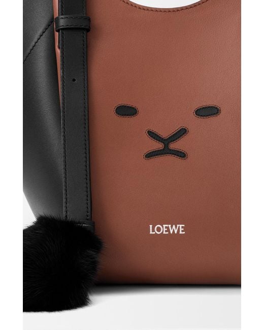 Loewe Brown Hammock Flip Shoulder Bag