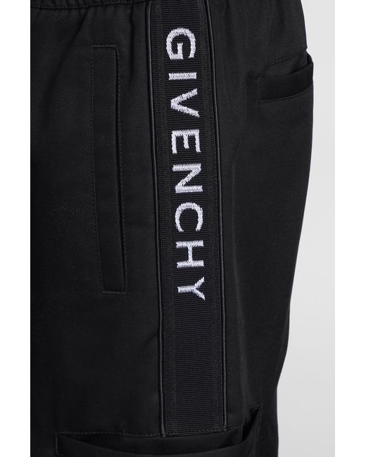 Givenchy Black Logo Shorts for men