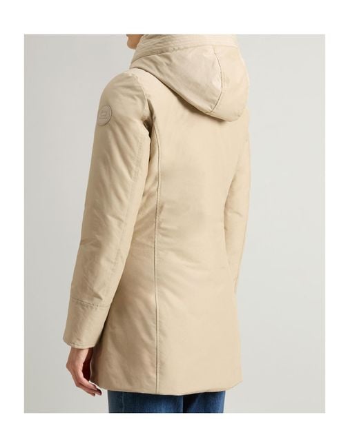 Woolrich Natural Faux Fur Hooded Jacket