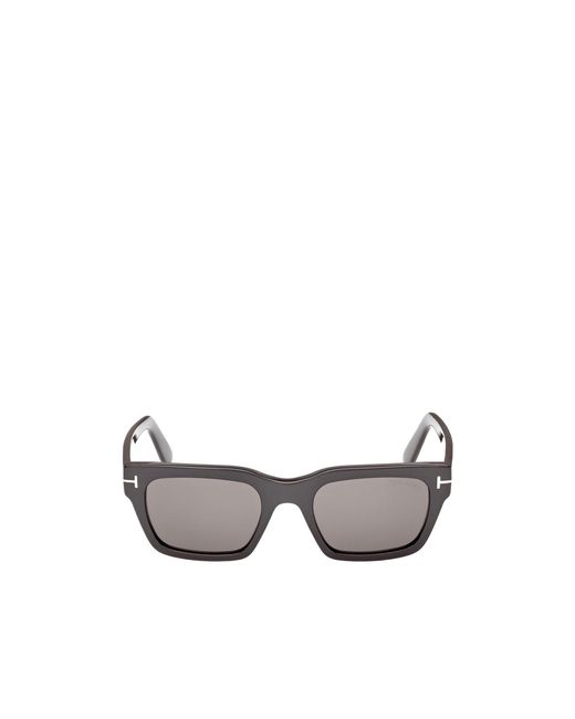 Tom Ford Metallic Eyewear Square Frame Sunglasses for men