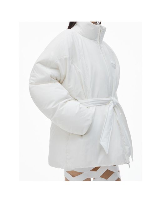 Alexander Wang White Puffer Coat