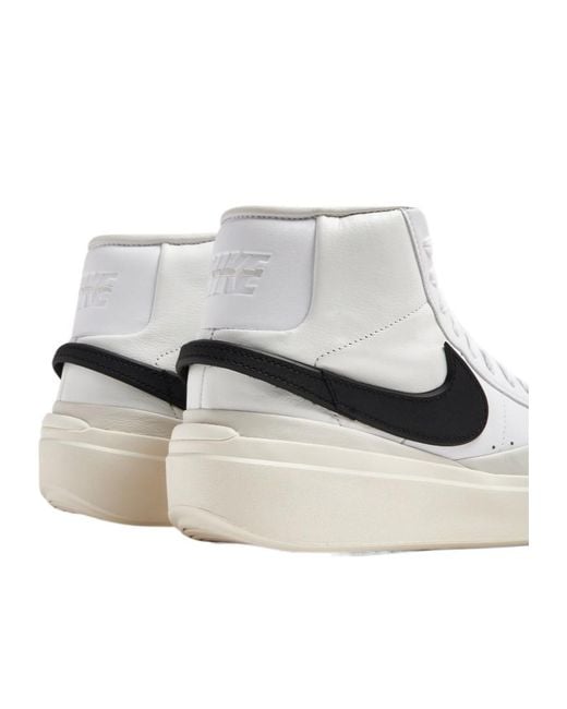 Nike White Blazer Phantom High-Top Sneakers for men