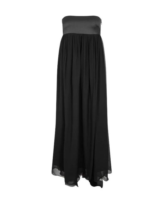 Posse Black Strapless Dress