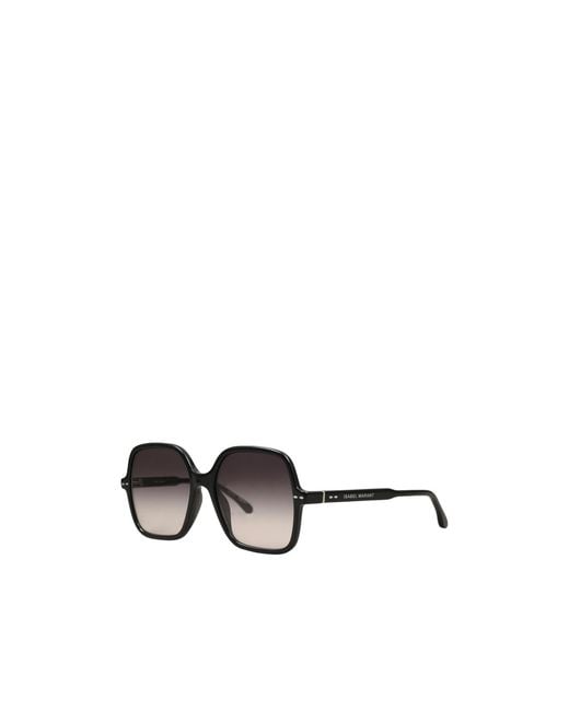 Isabel Marant Black Solid Color Sunglasses