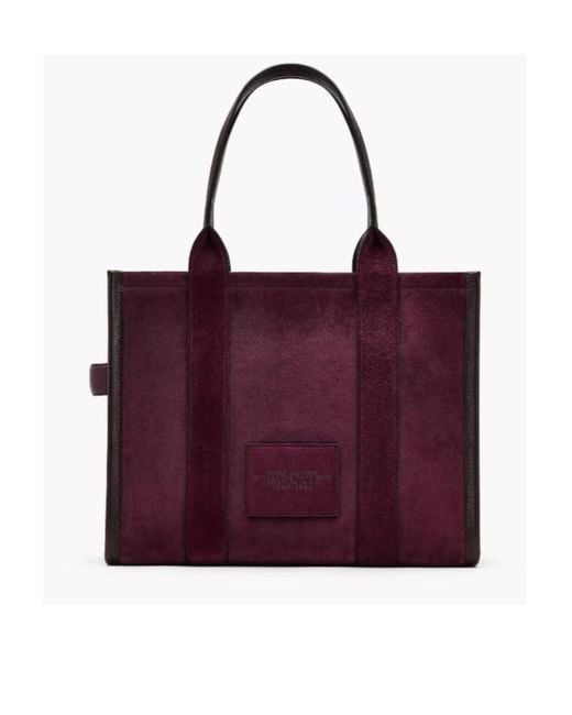 Marc Jacobs Purple The Suede Large Tote Bag