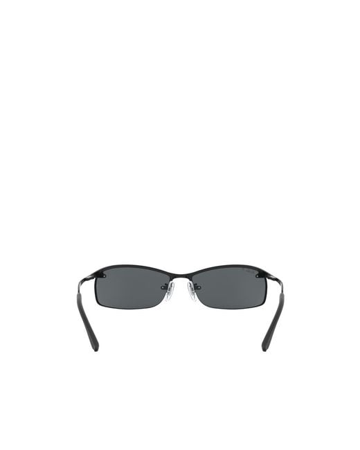 Ray-Ban White Rb 3183 Rectangular Sunglasses for men