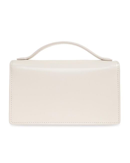 Marc Jacobs Natural Glam Mirror Mini Logo Shoulder Bag