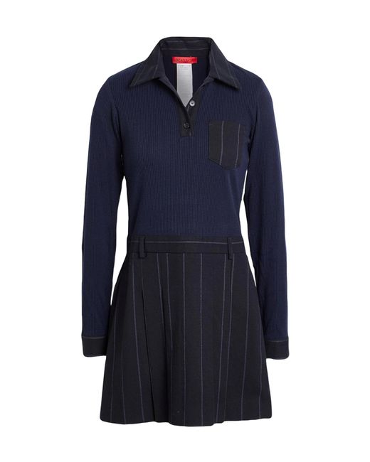 MAX&Co. Blue Pleated Dresses