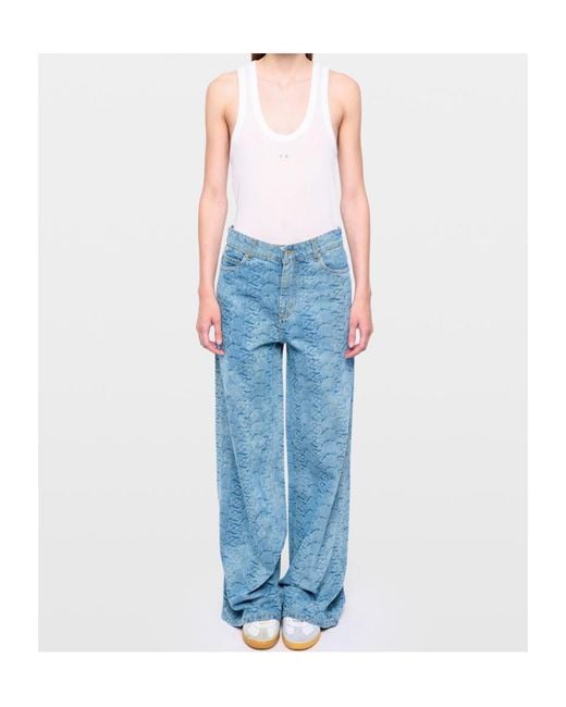 Zadig & Voltaire Blue Belt Loop Jeans
