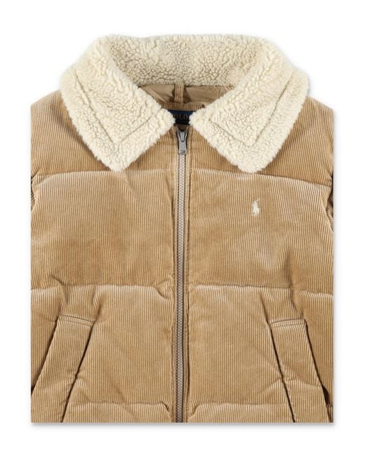 Polo Ralph Lauren Natural Long-Sleeved Down Jacket