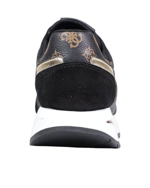 Guess Blue Lace-Up Casual Sneakers