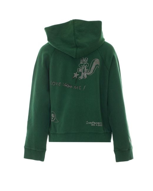 Zadig & Voltaire Green Long-Sleeved Sweatshirt