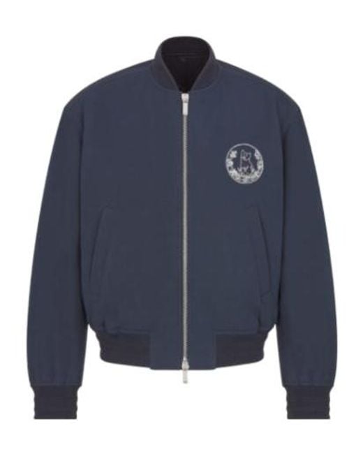 Dior Blue And Hylton Nel Bomber Jacket for men