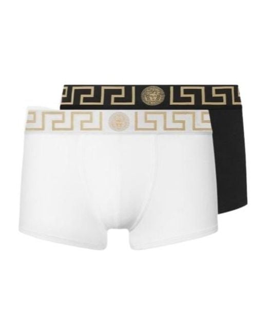 Versace White Two-Pack Boxer Briefs for men