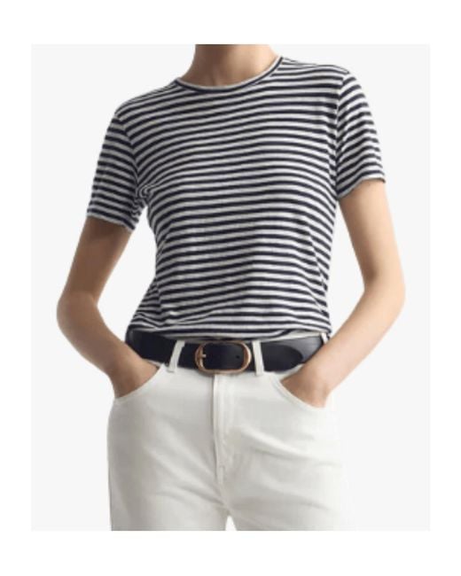 Nili Lotan Blue Short-Sleeved T-Shirt