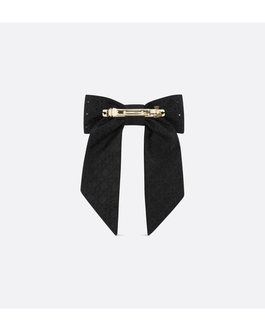 Dior Black Large Twist Bow