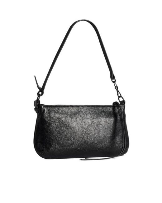 Balenciaga Black Le City Zip Shoulder Bag