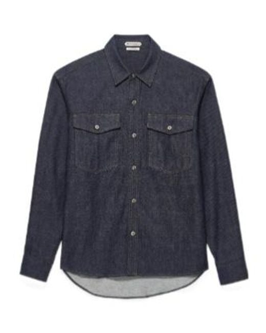 J.W. Anderson Blue Oversized Denim Shirt