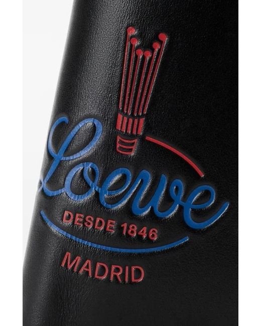 Loewe Black Slim Compact Wallet for men