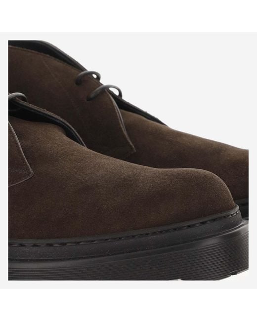 Tod's Brown Carrarmato Lace-Up Boots for men