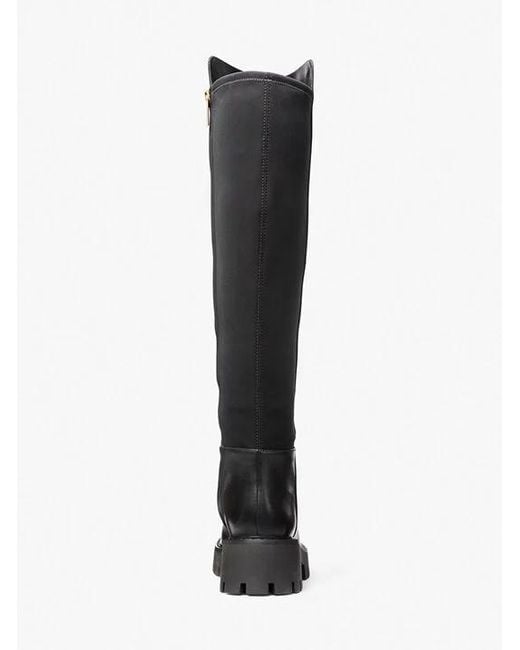 Michael Kors Black Zip Detailed Round Toe Boots