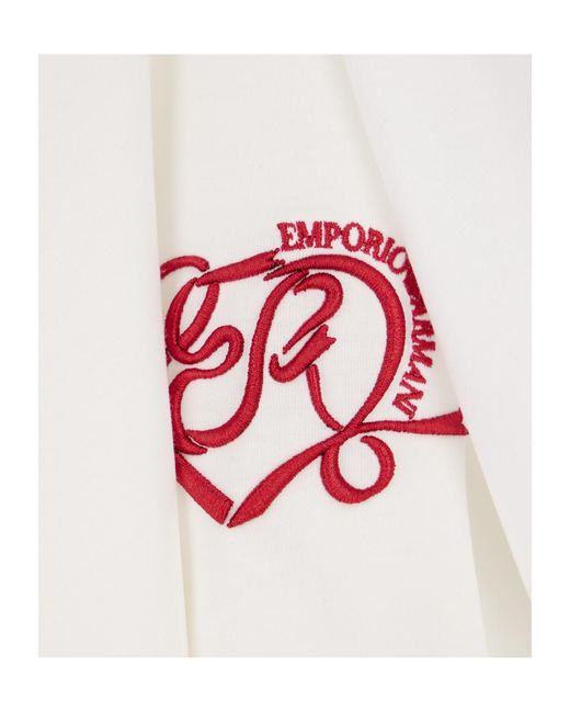 Emporio Armani White Slim Fit T-Shirt