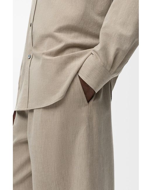 Loewe Natural Drawstring Trousers for men
